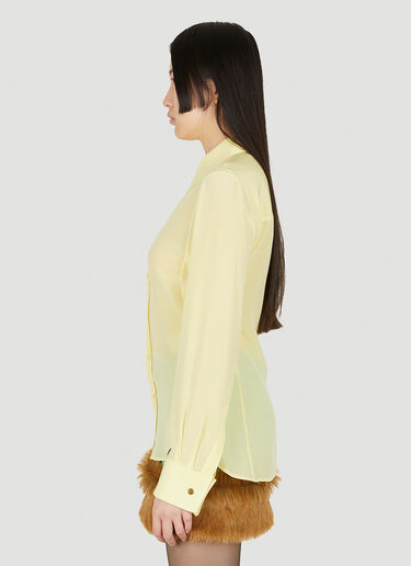 Saint Laurent Classic Shirt Yellow sla0246023