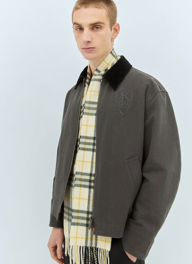 Burberry Narrow Check Cashmere Scarf Beige bur0358001