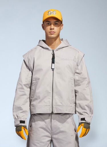 adidas x Bad Bunny x Mercedes AMG F1 Logo Motif Jacket Grey adi0364003