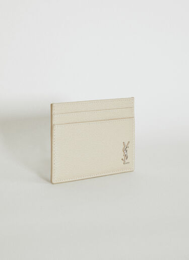 Saint Laurent Tiny Cassandre Cardholder Beige sla0154053