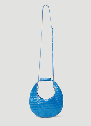 Staud 미니 문 숄더백 블루 std0253008