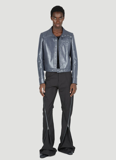 アイコニックビニールジャケット Courrèges アイコニックビニールジャケット グレー cou0154002