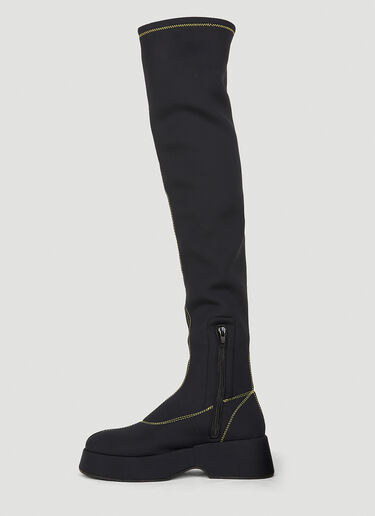 Retro Sock Boots GANNI Retro Sock Boots Black gan0251040