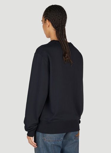 Acne Studios Face Patch Sweatshirt Black acn0253017