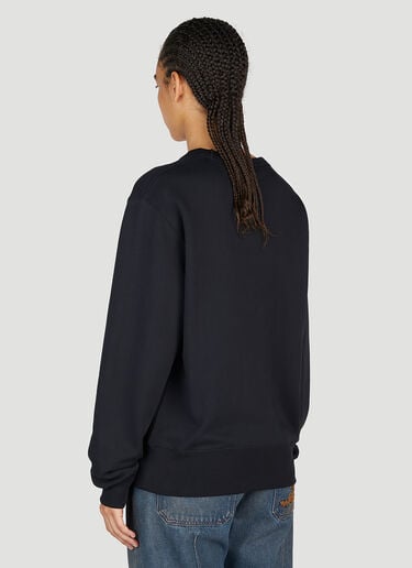 Face Patch Sweatshirt Acne Studios Face Patch Sweatshirt Black acn0253017