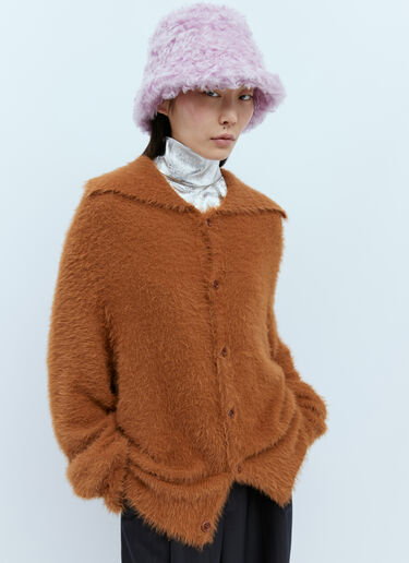 Mohair Bucket Hat Dries Van Noten Mohair Bucket Hat Lilac dvn0254036