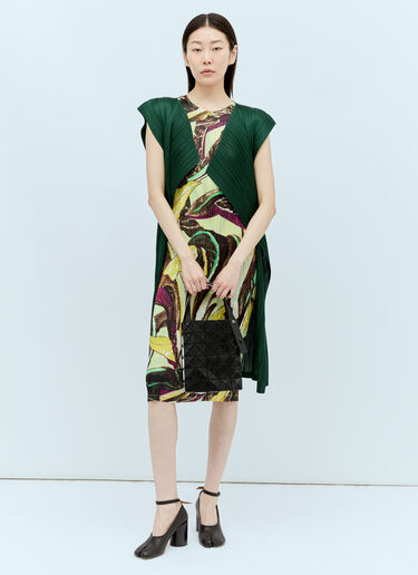 Pleats Please Issey Miyake Tardivo Pleated Midi Dress Multicolour plp0256009