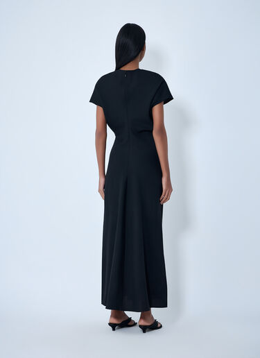 TOTEME Slouch Wool Dress Black tot0263031