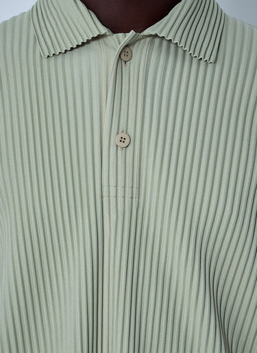 Homme Plissé Issey Miyake Pleated Shirt Green hmp0161010