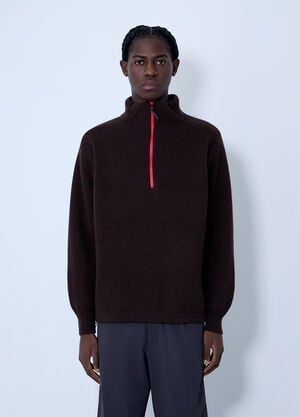 GR10K High Neck Sweater Dark Brown grk0162002