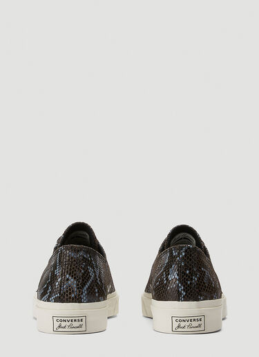 Converse Jack Purcell Snake-Print Sneakers Black con0144012