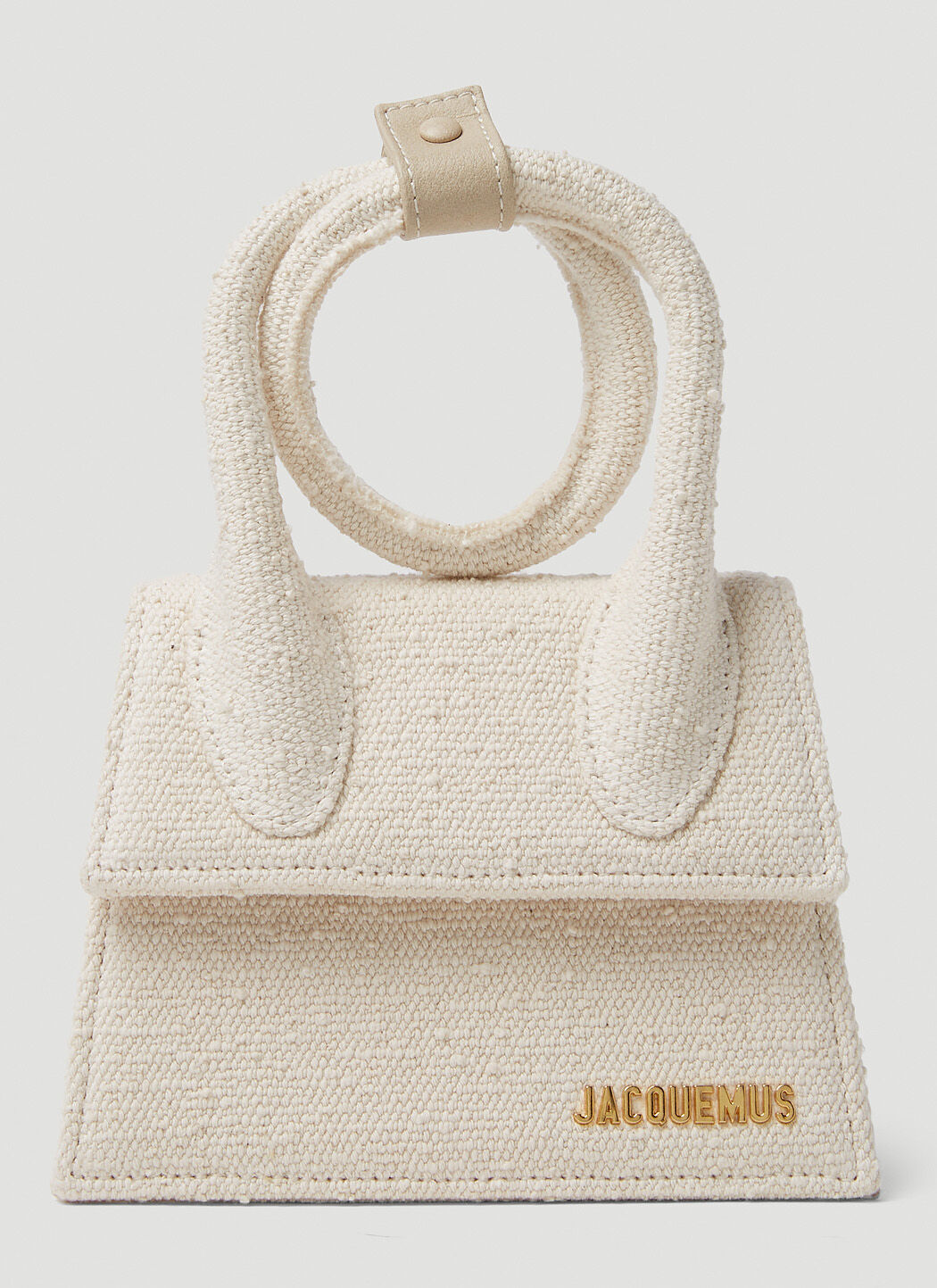 Jacquemus Le Chiquito Noeud Handbag in Beige LN CC