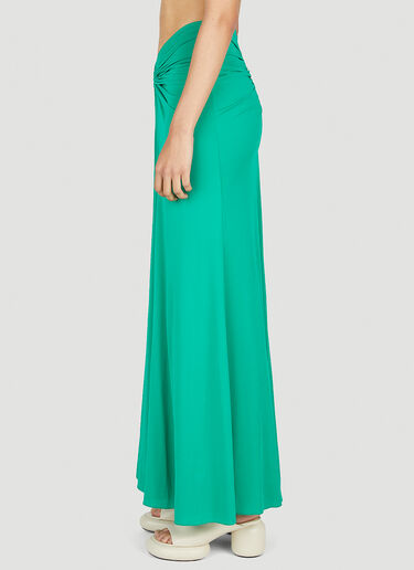 Rabanne V Waistband Skirt Green pac0254006