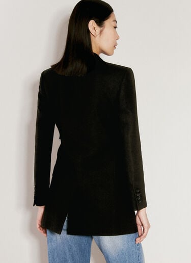 Saint Laurent 绉纱西装外套 黑色 sla0255010