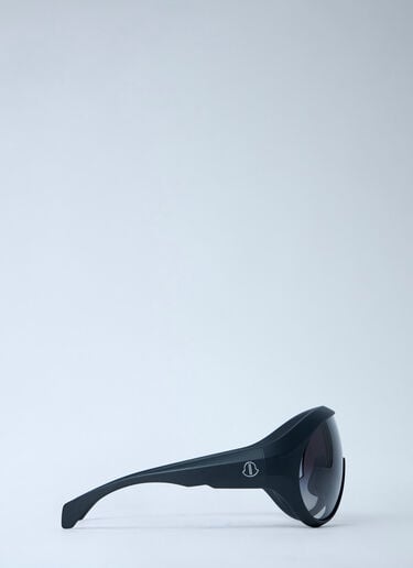 Moncler x Rick Owens Visor Shield Sunglasses Black mcs0363025