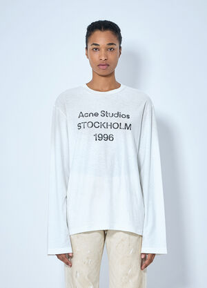 Acne Studios 1996 Logo T-Shirt White acn0365003