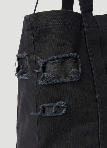 Raf Simons Logo Patch Tote Bag Black raf0151016