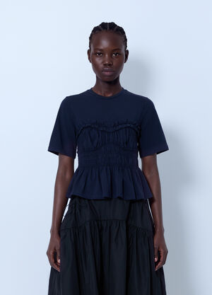 Cecilie Bahnsen Cbvilde T-Shirt Jersey Navy cec0266023