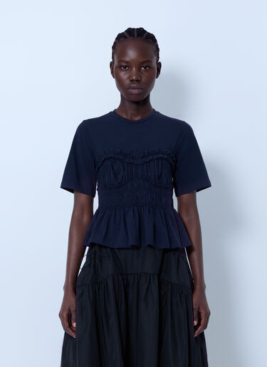 LN-CC® - Cecilie Bahnsen: Cbvilde T-Shirt Jersey - Navy Cecilie Bahnsen Cbvilde T-Shirt Jersey Navy cec0266023