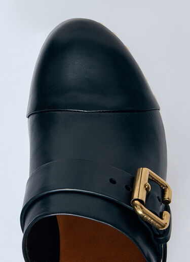 Chloé Jeannete Wedge Clogs Black chl0259030