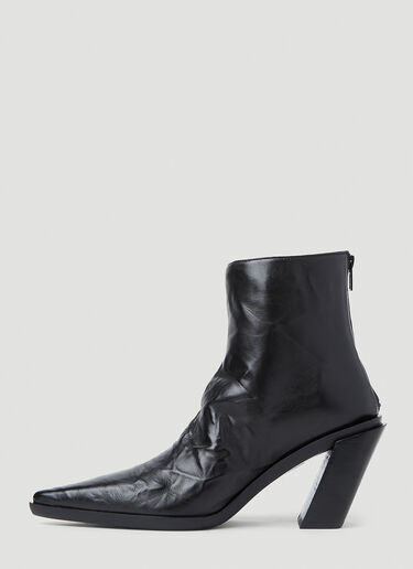 Ann Demeulemeester Florentine Heeled Ankle Boots Black ann0252015