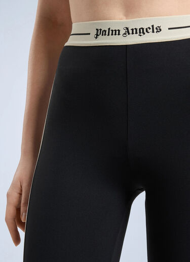 LN-CC® - Palm Angels: Logo Cb Active Leggings - Black Palm Angels Logo Cb Active Leggings Black pma0266229