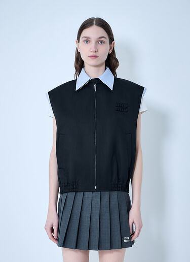Chino Vest Miu Miu Chino Vest Black miu0264004