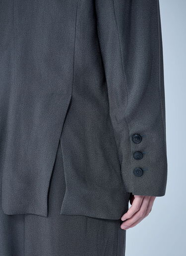 Vivienne Westwood Asymmetrical Wool Blazer Grey vvw0163001