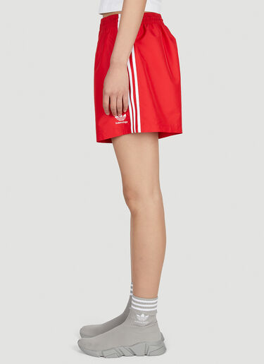 Balenciaga x adidas Striped Track Shorts Red axb0251004