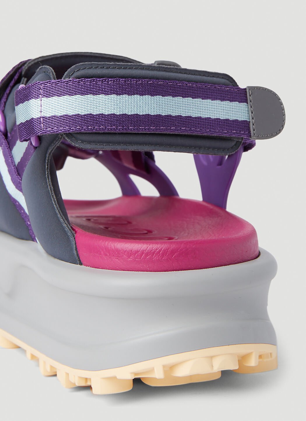 Gucci Women s Colour Block Flatform Sandals in Purple LN CC