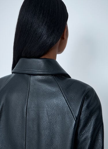 Leather Coat TOTEME Leather Coat Black tot0263049