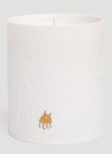 L'Objet Mojave Palm Candle White wps0642327