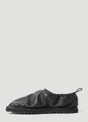 Dries Van Noten Drawstring Slipper Shoes Black dvn0156033