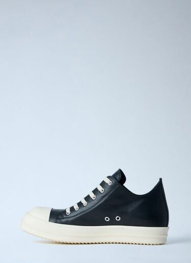 Rick Owens Leather Low-Top Sneakers Black ric0163031