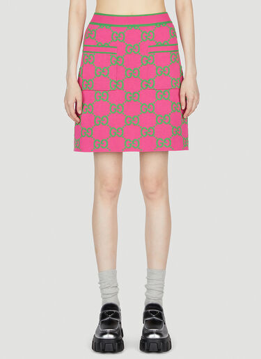 GG 스커트 Gucci GG 스커트 핑크 guc0253018