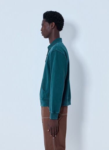 OTW by VANS x Julian Klincewicz Half-Zip Cotton Sweatshirt Green otj0164005