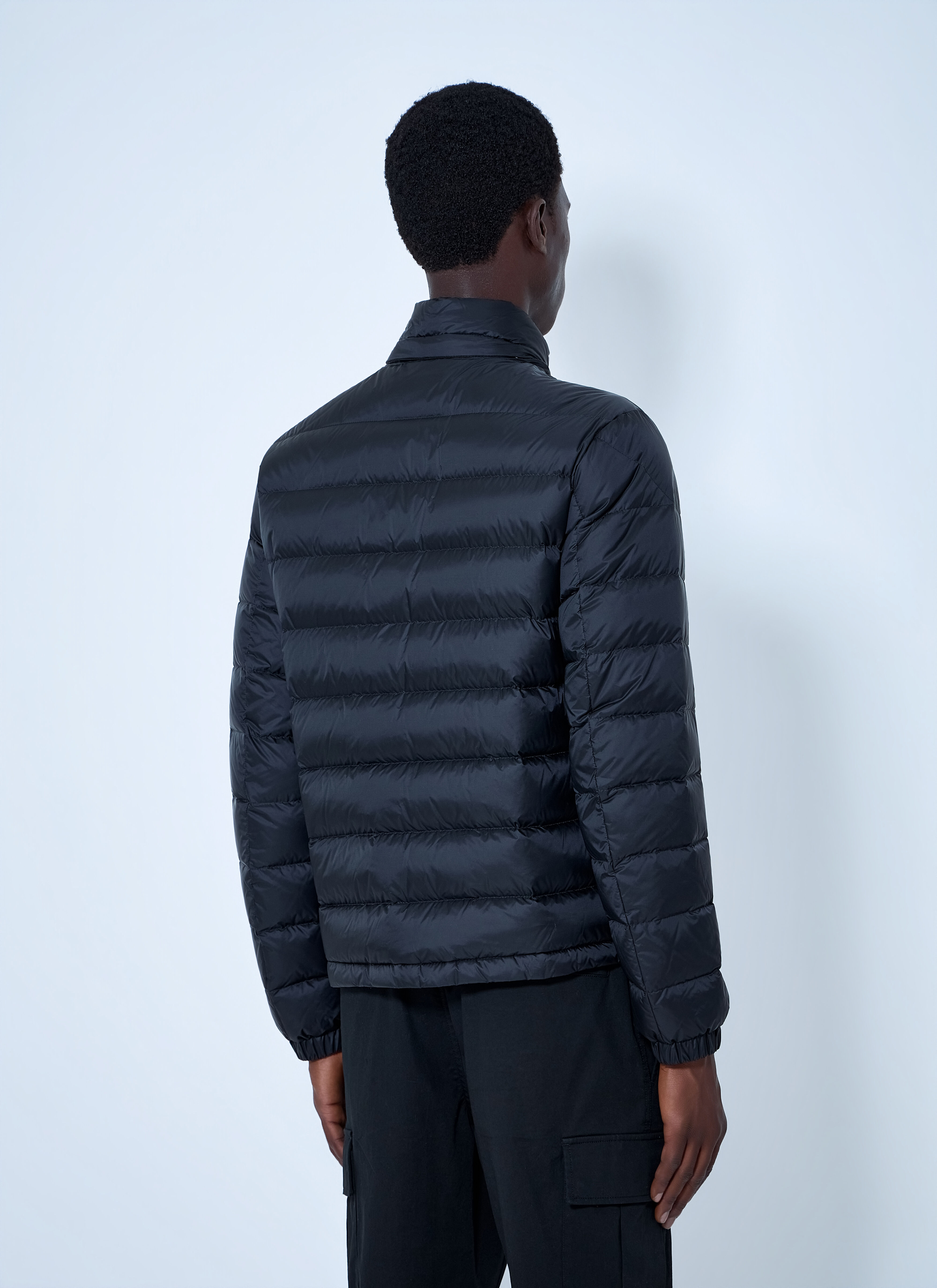 Moncler Men's' Verith Hooded Short Down Jacket in Black | LN-CC®