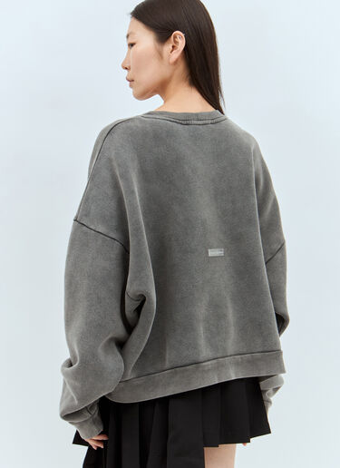 Acne Studios 로고 패치 맨투맨 블랙 acn0357002