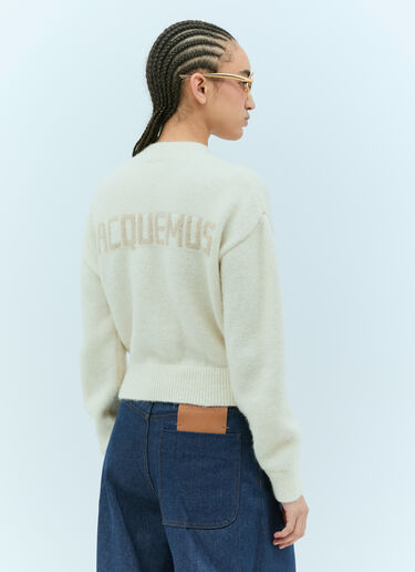 Jacquemus La Maille Sweater Beige jac0256028