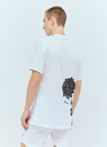 Y-3 x Real Madrid ロゴプリント ジャージーTシャツ ホワイト rma0156016