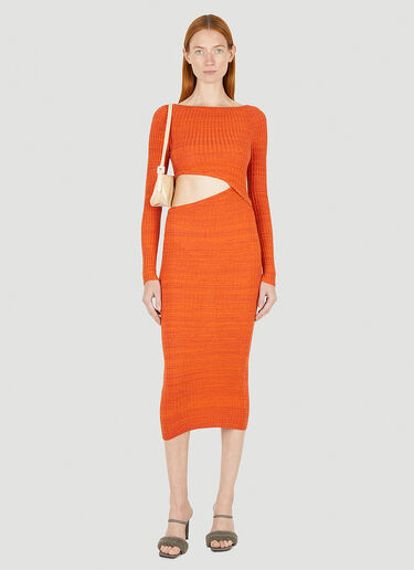 Wynn Hamlyn Origami Dress Orange wyh0249006