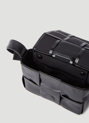 Bottega Veneta Mini Cassette Crossbody Bag Black bov0145017