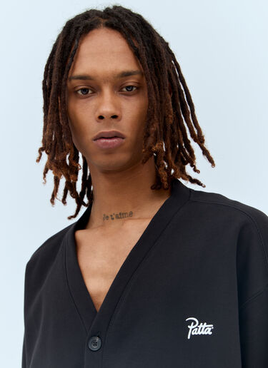 Patta 클래식 저지 가디건  블랙 pat0156004