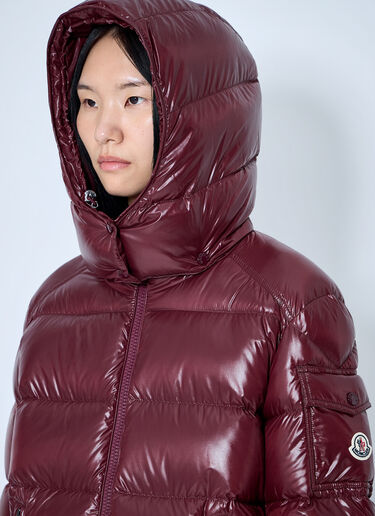LN-CC® - Moncler: Maire Hooded Down Jacket - Burgundy Moncler Maire Hooded Down Jacket Burgundy mon0265074