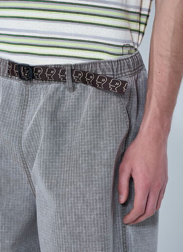 Belted Cotton Shorts Brain Dead Belted Cotton Shorts Brown bra0164003