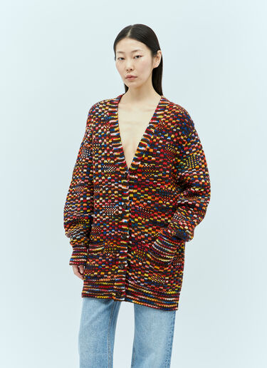 Chloé Chunky Knit Cardigan Multicolour chl0255015