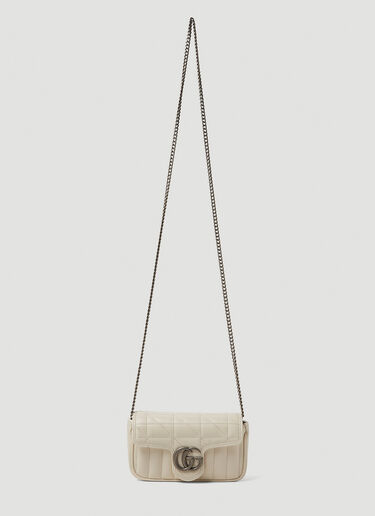 Gucci GG Marmont Super Mini Shoulder Bag Cream guc0250202