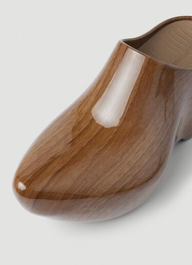 Balenciaga Technoclog Platform Clogs Brown bal0152064