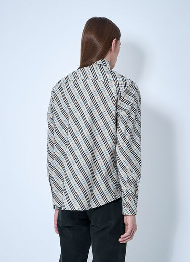 Burberry Check Shirt Brown bur0159009