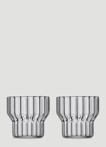 Fferrone Design Set of Two Boyd Glasses Transparent wps0644569